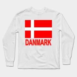 The Pride of Denmark (in Danish) - Danish National Flag Design Long Sleeve T-Shirt